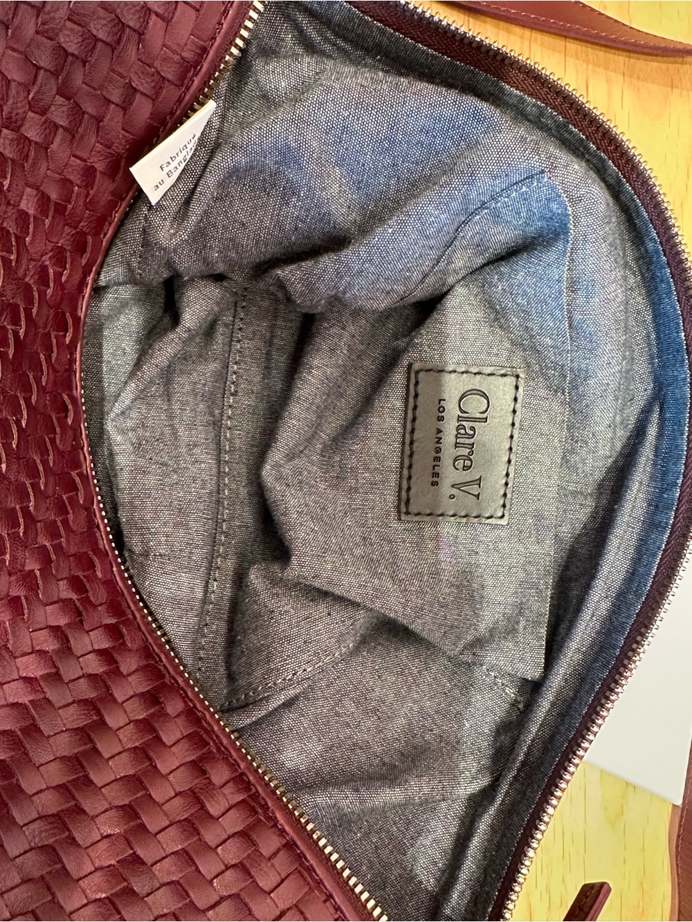 Clare V. Cassis Moyen Messenger - Picture 4 of 5